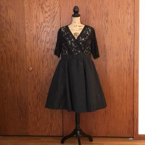 Torrid Black Lace Tulle Party Dress